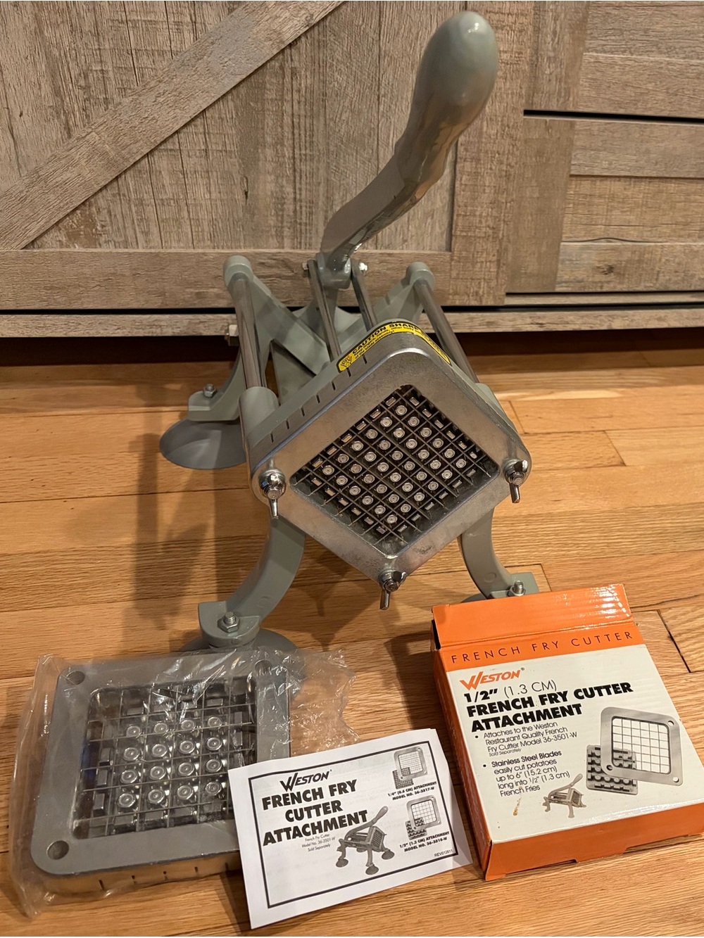 Weston Restaurant French Fry Cutter With A Extra Cutter For All Who Love Cookin - Picture 6 of 8
